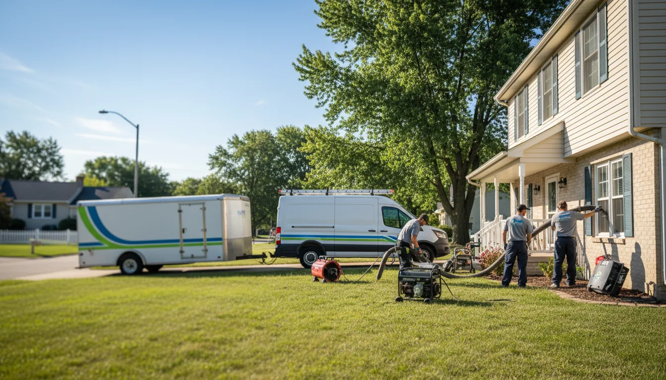 Flooded Basement Restoration And Cleanup With Repair in Hardyville, KY near me